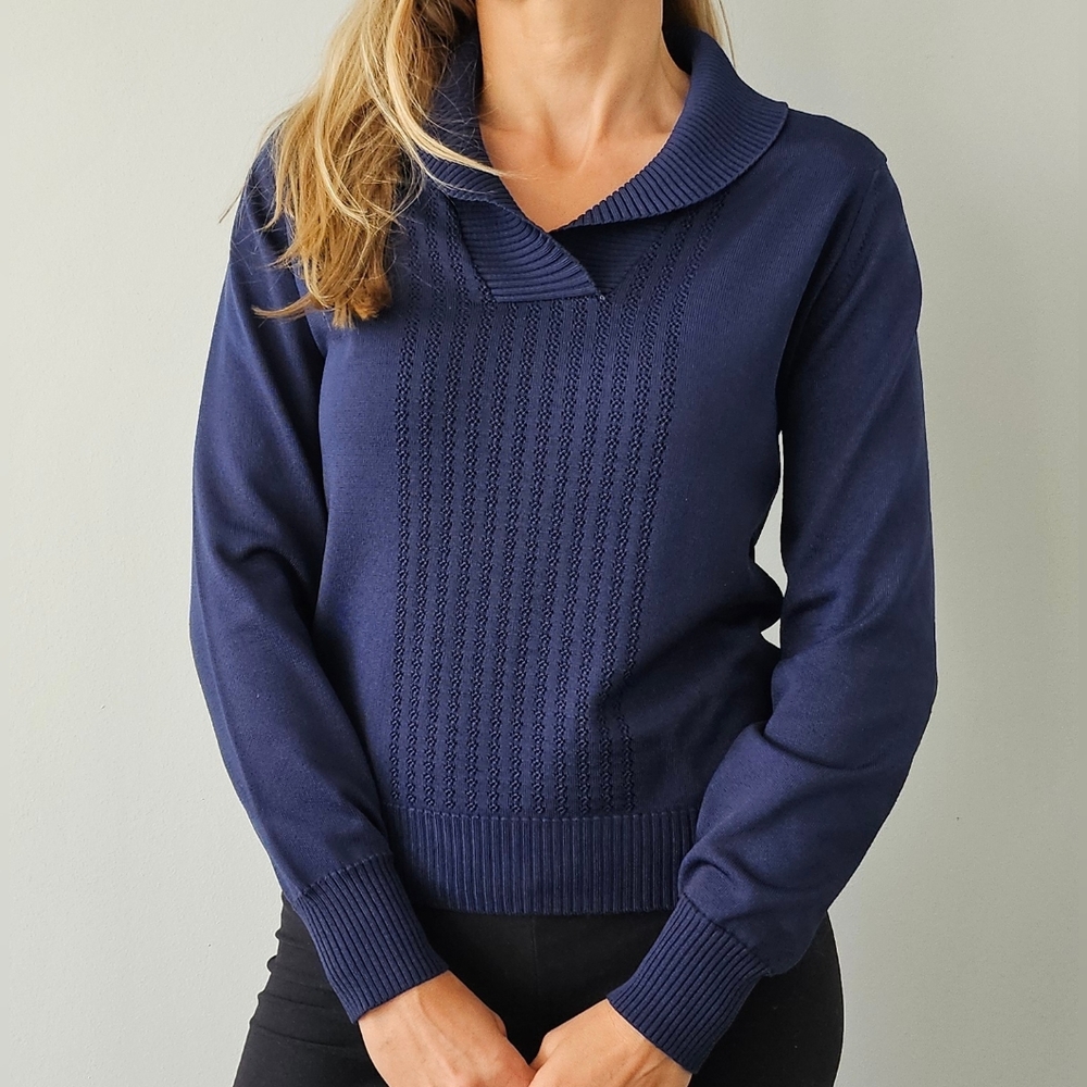 Givenchy Sport Navy Blue Sweater Size 34 (XS)